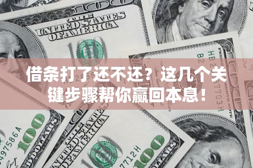 北京借条打了还不还？这几个关键步骤帮你赢回本息！