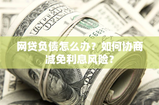 北京网贷负债怎么办？如何协商减免利息风险？