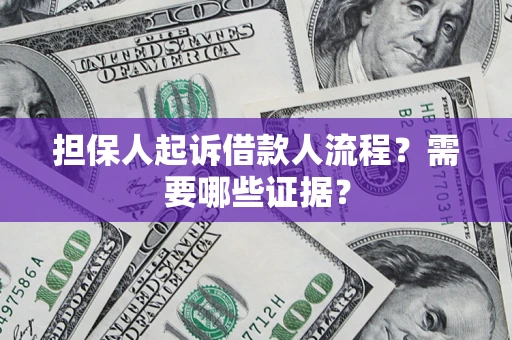 北京担保人起诉借款人流程？需要哪些证据？