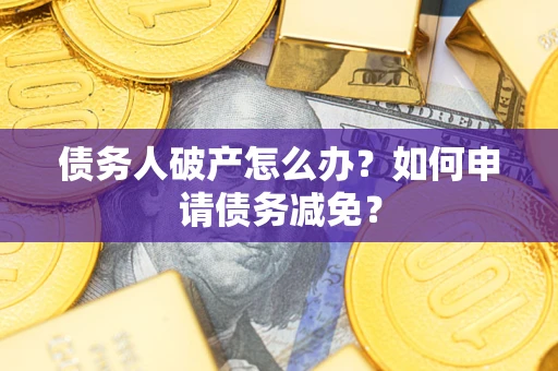 北京债务人破产怎么办？如何申请债务减免？