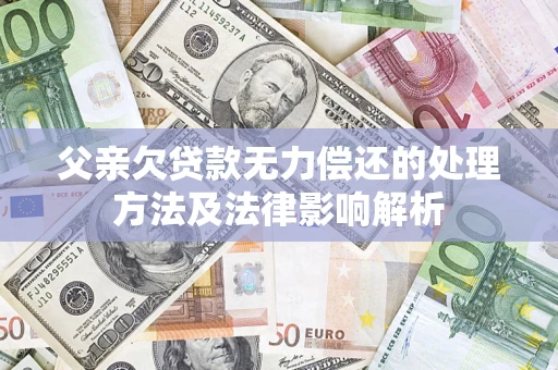 北京父亲欠贷款无力偿还的处理方法及法律影响解析